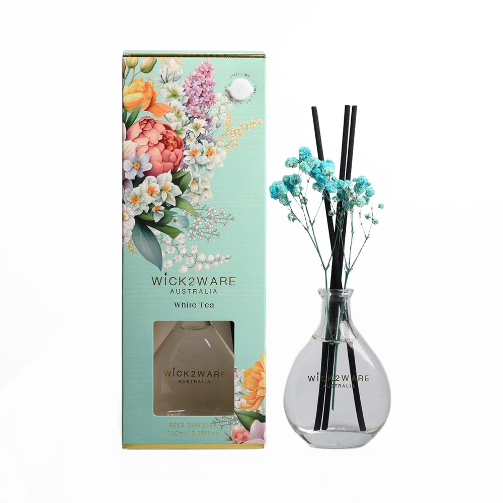 Wick 2 Ware Diffuser Dried Flower 100ml β White Tea Wick 2 Ware Diffuser Dried Flower 100ml β White Tea